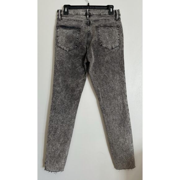 Gray Bennington FRAME Le High Skinny Cutoff Stagger Jeans 31 - Picture 5 of 6